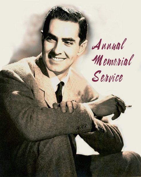 Tyrone Power's Annual Memorial Service